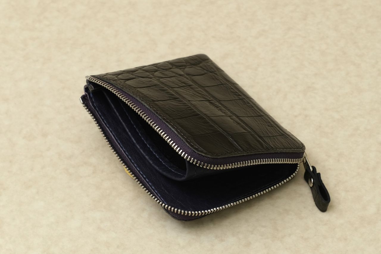 クロコダイル柄型押し　ディープカーキジーヴズ⑦